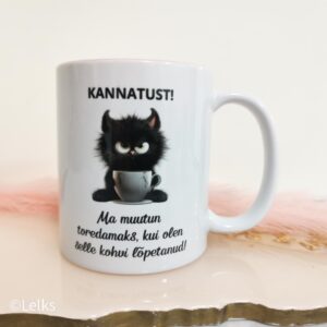 personaliseeritav tass kannatust