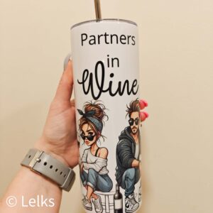 Termostops partners in wine mees ja naine 590ml